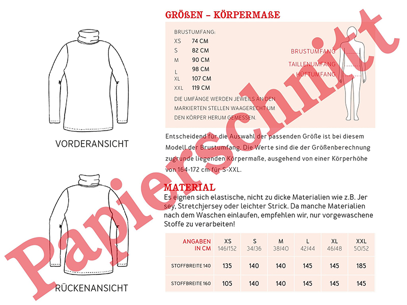Schnittmuster Frau Romy, studioschnittreif – Bild 2