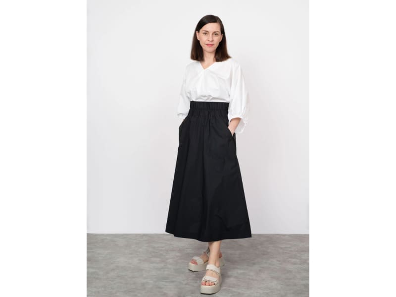 Assembly Line, Elastic Waist Maxi Skirt, Gr. Mini-3XL