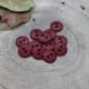 Atelierbrunette buttons 1000stoff knöpfe classic matte amaranth