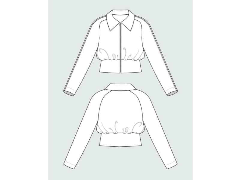 Assembly Line, Cropped Jacket, Gr. XL-3XL – Bild 3