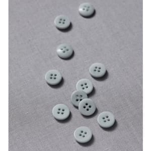 Meetmillk plain corozo button 1000stoff bluemist