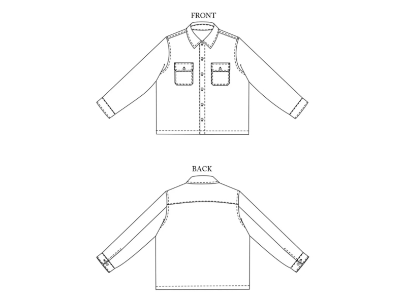 The Arbor Menswear, Merchant and Mills, Papierschnittmuster – Bild 3