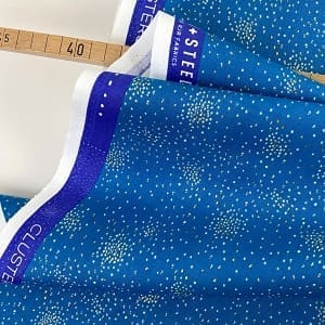 Cottonandsteel basics clusters deep ocean metallic 1000stoff