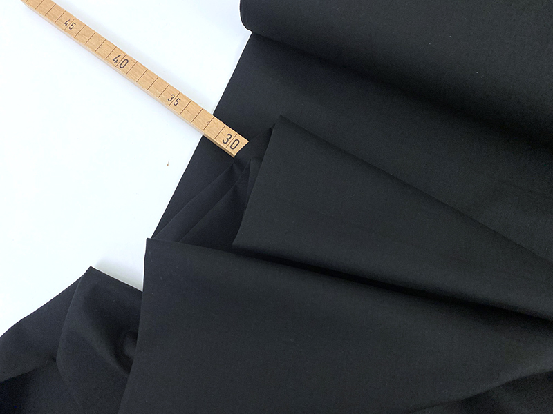 Futterstoff Schwarz (Designerleftover), Viskose/AC