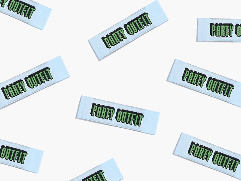 Kylie and the Machine: "Party Outfit" Woven Labels