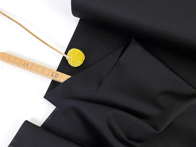 Designerleftover feinster Cottonjersey Schwarz