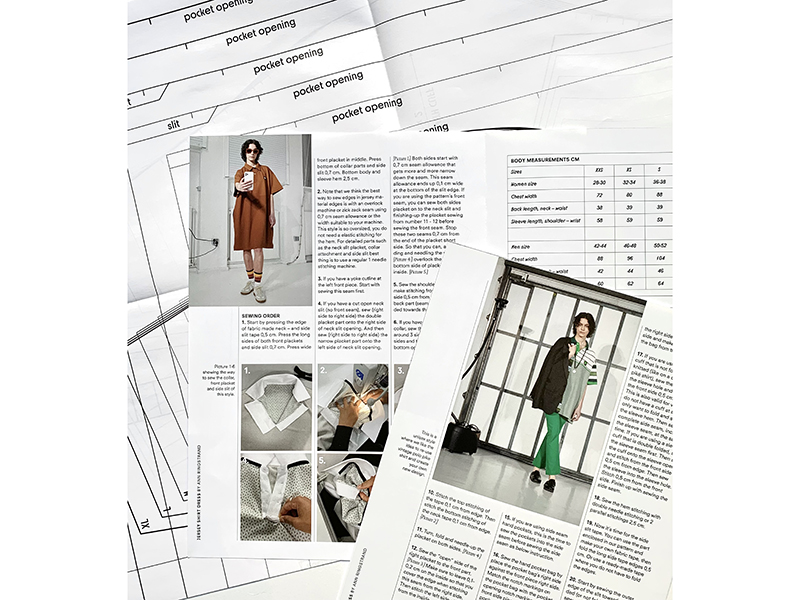Ann Ringstrand "Jersey Shirt Dress", Papierschnittmuster – Bild 4