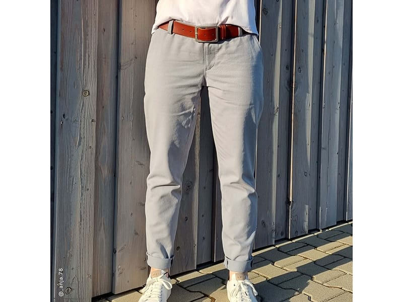 SmartPattern "Frauen Chino HC02", Papierschnittmuster