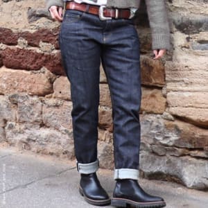 Web Quadratisch HJ04 Frauen Selvedge jeans hj06 low waist tape