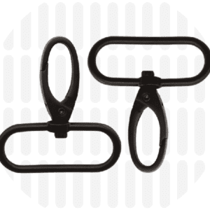 1000stoff elegnat snap hook black 38mm