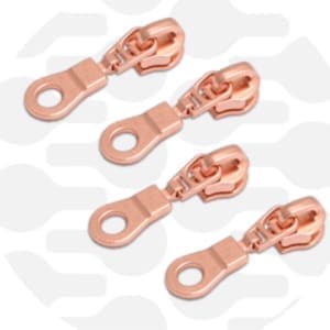 1000stoff zipper zoo donut rose gold