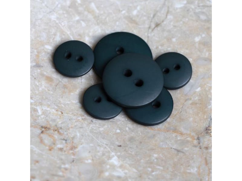 Atelier Brunette Knopf "Classic Matte", 12mm, Forest