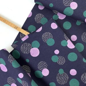 Kokka bouquet navy 1000stoff d
