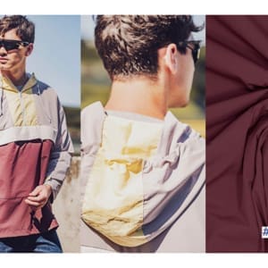1000stoff fibremood sports nylon rip stop waterproof aubergine