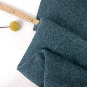 1000stoff schurwolle fleece sea moss