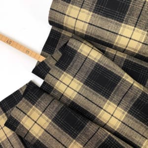 Flanell swafing Yukon 1000stoff schwarz sand d