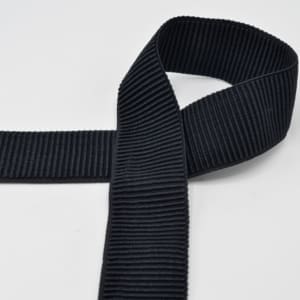 1000stoff elastic rib tape black