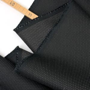 Designer baumwolle dots schwarz 1000stoff