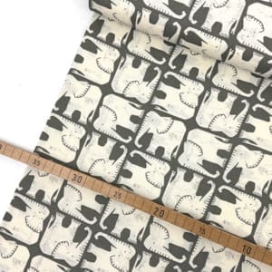 Cottonandsteel loesvanoosten elefant 1000stoff gray