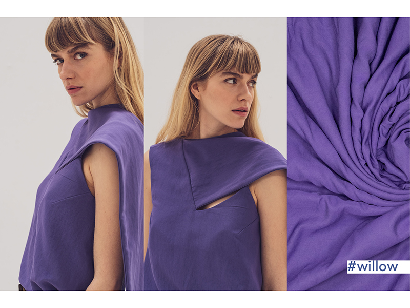 Woven Viskose Twill, Violet, Fibre Mood