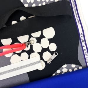 1000stoff nähpaket all in one echino crop black