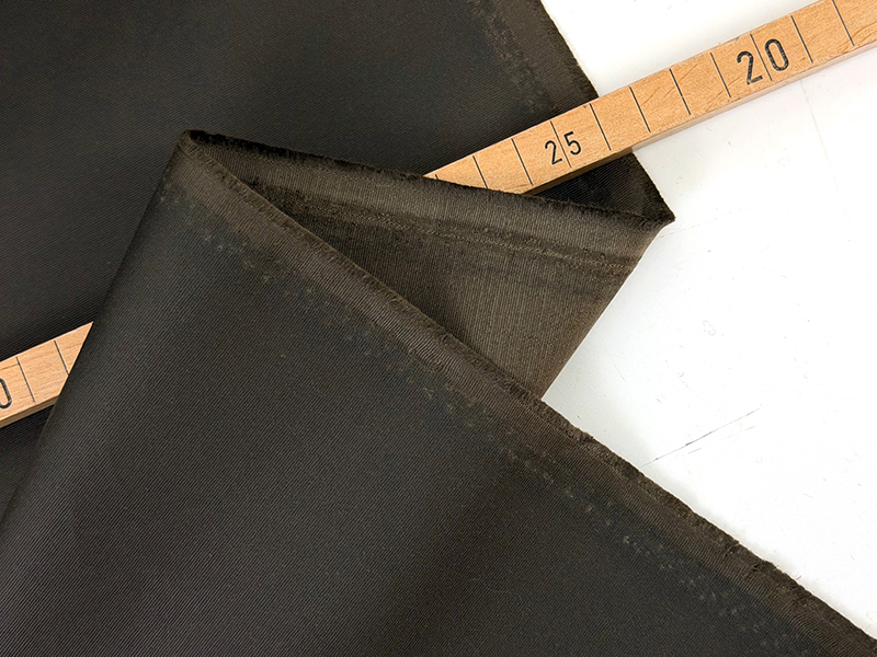 Designerleftover Waxed Cotton Canvas Dark Brown Oliv, Waterproof – Bild 2
