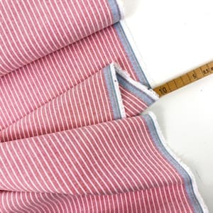Psfashion oxford streifen 1000stoff rot d