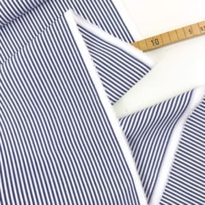Psfashion popeline streifen 1000stoff azur d