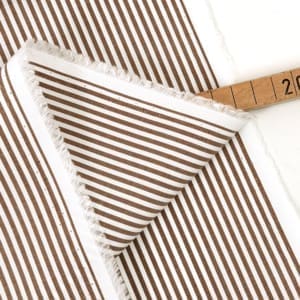 Psfashion popeline streifen 1000stoff beige d