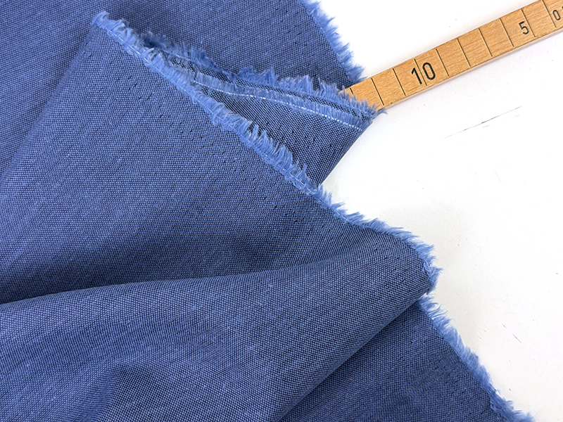 Baumwoll Chambray in Blusenqualität, Jeansblau dunkel – Bild 2