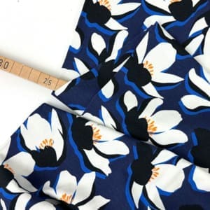 Swafing jersey floral 1000stoff navy