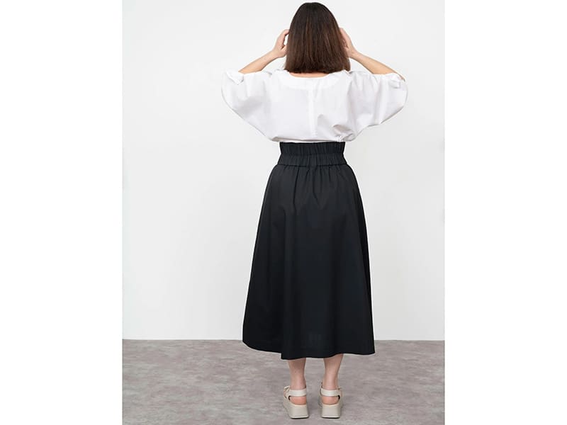 Assembly Line, Elastic Waist Maxi Skirt, Gr. Mini-3XL – Bild 2