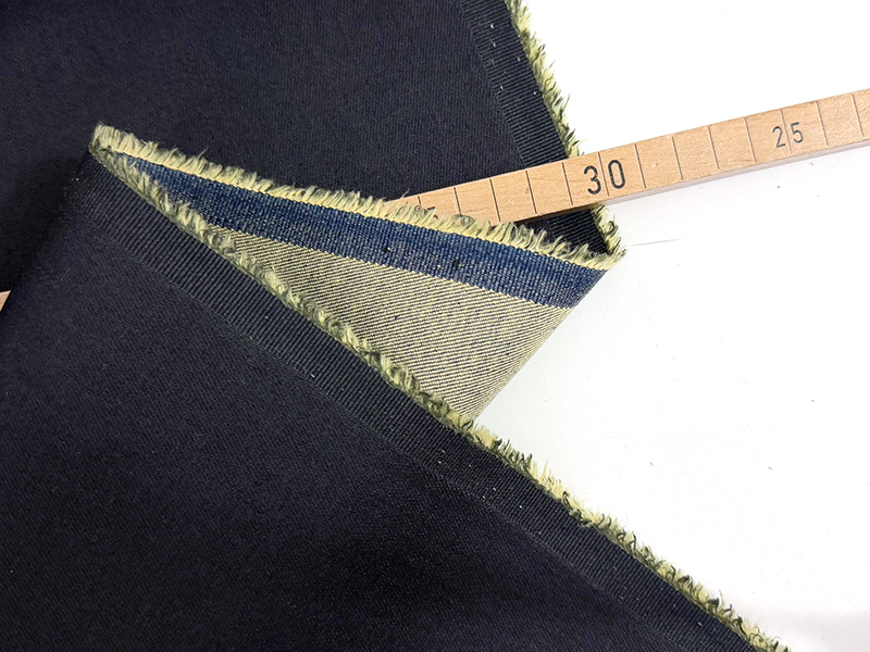 Designerleftover Denim Stretch "Wales", Deep Dark Indigo Lemon – Bild 2