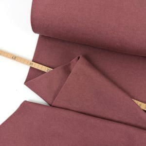 Bambus baumwolle french terry mauve 1000stoff