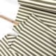 Cotton frenchterry streifen oliv 1000stoff d