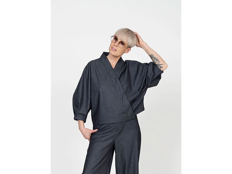 Assembly Line, Cross-Over Shirt, Gr. XS-3XL