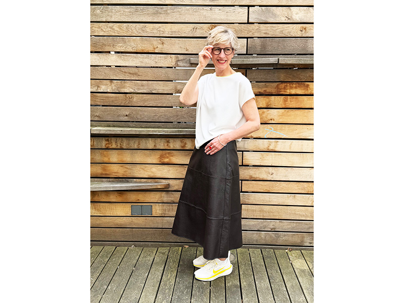 Reststück! 0,65m Kunstleder Vintage Edition, Khaki – Bild 4