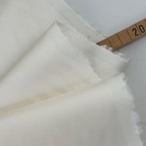 Designer baumwolle satin offweiß 1000stoff d