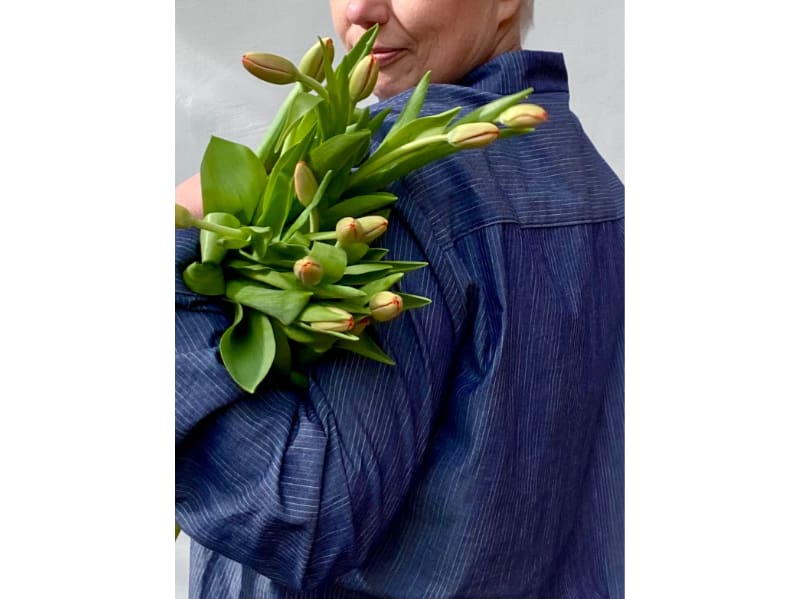 Mind The Maker Cotton Chambray Flora – Bild 4