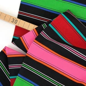 Designer streifen 1000stoff bunt