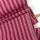 Baumwolle yarn streifen mauve 1000stoff