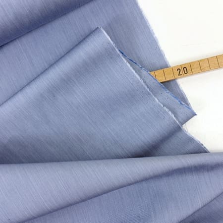 Designer baumwolle popeline chambray hellblau 1000stoff