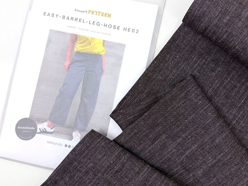 Shop the Look **smartPattern Easy Barrel Leg HE02**, Cotton Linen Denim Chocolate